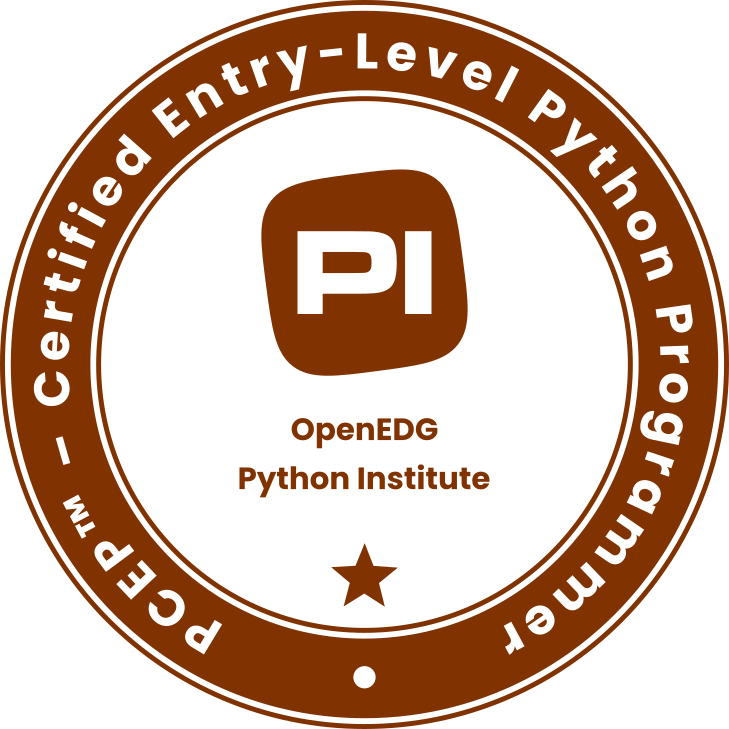 Certification badge